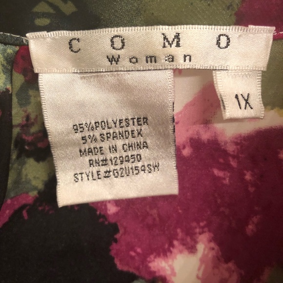 Gorgeous Como Woman Sleeveless Top (1X) - Picture 4 of 6